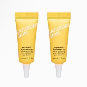 Saturday Skin Yuzu Vitamin C Bright Eye Niacinamide Moisturizing Cream set of 2